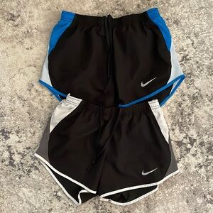 2 pair Nike Running Shorts XS Back to School